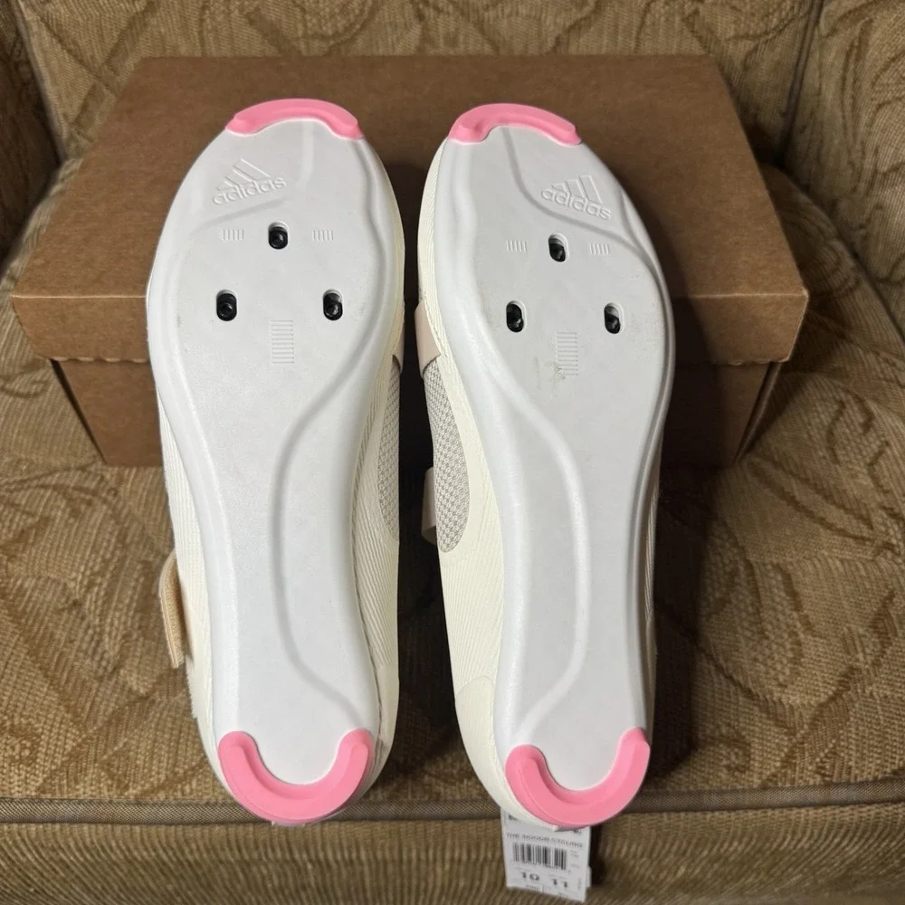 Adidas The Indoor Cycling Shoe GX1669 Men's 10 White Pink‎